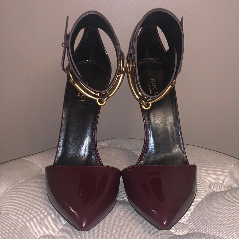 Gucci Horsebit Ankle-Cuff Pump - Picture 5 of 8